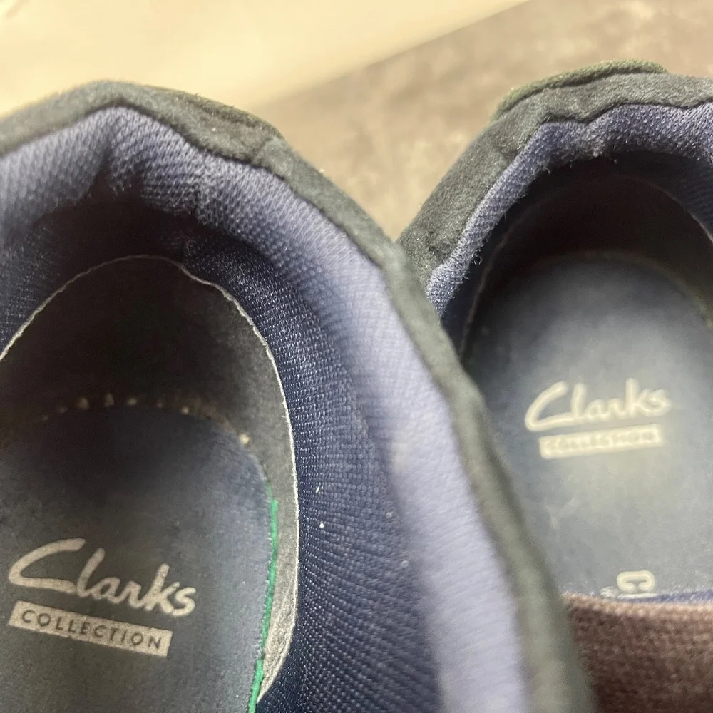 Clarks‎ Men's Shoes Black 9.5 M Leather Lace Up Comfort Ankle Chukka Boots